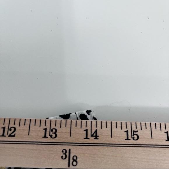 Victoria’s Secret Black Animal Print Gold Dot Lace Hem Pajama Pants - Picture 11 of 14